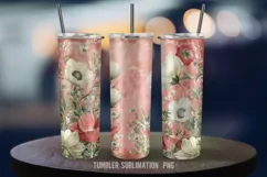 shabby chic tumbler