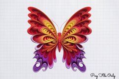 Smoke Butterflies Clipart PNG Product Image 1