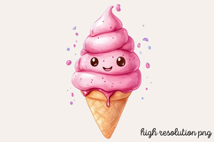 Cute Kawaii Summer Clipart PNG Product Image 1