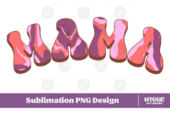 Mama Png Retro Retro Mother&#039;s Day Mom Sublimation Product Image 1
