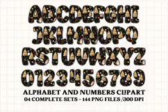 Christmas Alphabet png clipart, christmas letters doodle Product Image 4