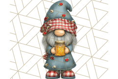 Farmer Gnome Clipart, Cute Farm Gnomes PNG Illustrations Product Image 2