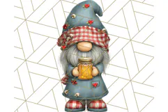 Farmer Gnome Clipart, Cute Farm Gnomes PNG Illustrations Product Image 2