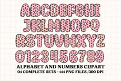 Christmas Alphabet png clipart, christmas letters doodle Product Image 4