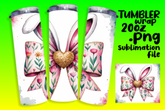 Elegant 20oz Tumbler Design , Easter Bunny Product Image 1