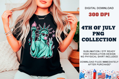 Bubble Gum Liberty PNG | Cool Statue of Liberty DTF Product Image 11