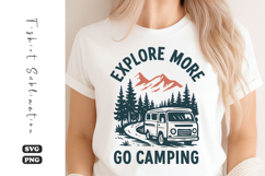 Explore More Go Camping SVG | Camping T-Shirt Design Product Image 1