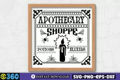 Apothecary shoppe potions. elixirs SVG, Vintage Halloween Product Image 2