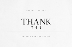 Dentra Solina Elegant Font Duo Product Image 10