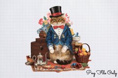 Victorian Christmas Sublimation Clipart Bundle PNG Product Image 11