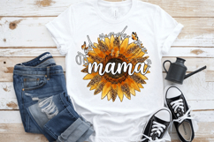 God made me a Mama PNG sublimation | Mother's Day PNG T-Shir Product Image 7
