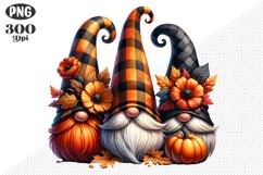 Halloween Gnomes Sublimation - Clipart PNG Design Product Image 1