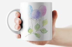 Birthday Watercolor Clipart Balloons PNG Product Image 10