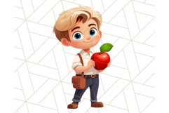 Boy Teacher PNG, Back to School Clipart, Classroom Decor Product Image 10