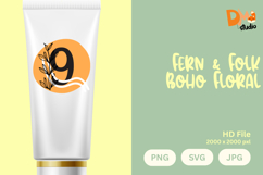Fern &amp; Folk Boho Floral Monogram Product Image 1