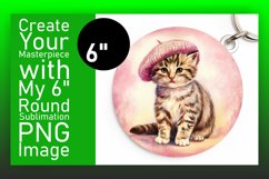 Dynamic Keychain Circle Design Template , Animals Product Image 1