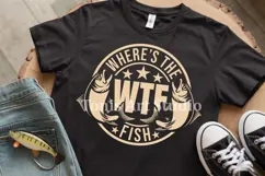 WTF Where’s The Fish SVG | Funny Fishing SVG for Cricut Product Image 3