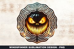 Halloween Wind Spinner Sublimation Design Product Image 1