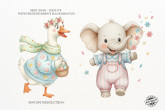 Spring &amp; Easter Animals Clipart Huge Bundle - Spring Clipart Product Image 6