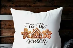 Gingerbread House, Tis the Season PNG Design Product Image 4