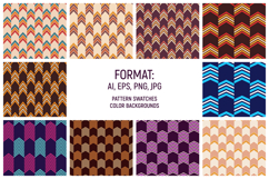 10 arrows seamless vector color patterns Product Image 10