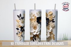 3d Tumbler Wrap Flower Sublimation bundle 20 oz Wedding Product Image 11