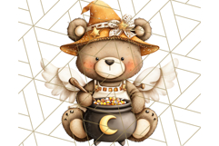 Halloween Fairy Animal Clipart PNG, Cute Spooky Creatures Product Image 2