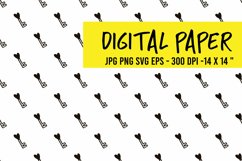 Keys digital paper. Keys pattern. Keys background Product Image 1
