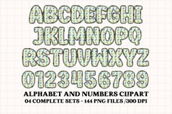 Baby Boy Alphabet PNG Clip Art, baby boy letters doodle Product Image 4