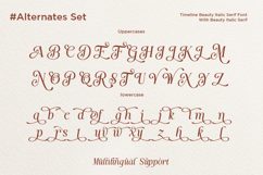 Timeline - Beauty Italic Serif Font Product Image 10