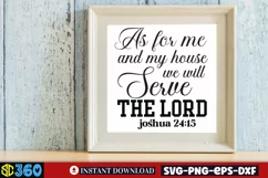 As for me and my house we will serve the lord joshua 24:15 Product Image 4