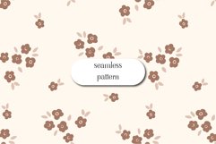 Cute minimalist seamless pattern with tiny flowers Product Image 1