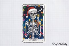 Funny Christmas Tarot Card Sublimation Clipart PNG Product Image 1