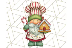 Christmas Gnome Clipart, Holiday Gnomes PNG Illustrations Product Image 2