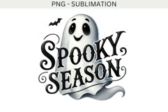 Spooky Season Ghost, Digital Download for T-shirt Designs Product Image 4