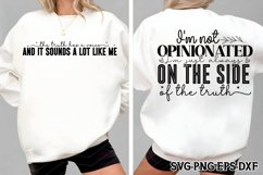Sarcastic Quotes Front &amp; Back SVG Bundle, Front &amp; Back SVG Product Image 11