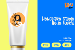 Honeyfern Studio Boho Floral Monogram Product Image 1