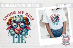 Funny Sarcasm Sublimation design PNG Quote Animal Product Image 1