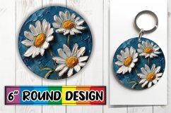 Nature&#039;s Beauty Sublimation - Round Keychain Product Image 1