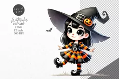 Halloween clipart, Witch clipart, Autumn clipart Product Image 1