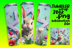 Funny 3D Hole in Wall Animals Tumbler Wrap Product Image 1