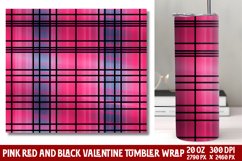 Pink Valentines Day Tumbler Wrap Product Image 1