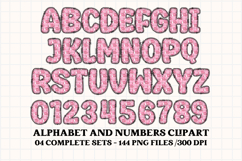 Christmas Alphabet png clipart, christmas letters doodle Product Image 4