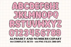 Christmas Alphabet png clipart, christmas letters doodle Product Image 4