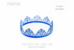 Crown svg Tiara svg Birthday tiara Princess svg Party hat Product Image 4