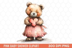 Pink Baby Shower Clipart Product Image 1
