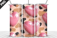 Valentines Love Skinny Tumbler PNG Wrap| Valentines Tumbler Product Image 3