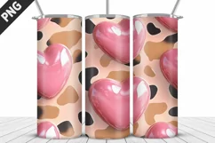 Valentines Love Skinny Tumbler PNG Wrap| Valentines Tumbler Product Image 3