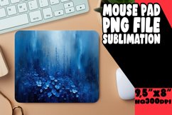 Floral Elegance: Flower Pattern Mouse Pad Product Image 1