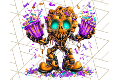 Haunted Treats Clipart PNG, Halloween Candy Art Product Image 2